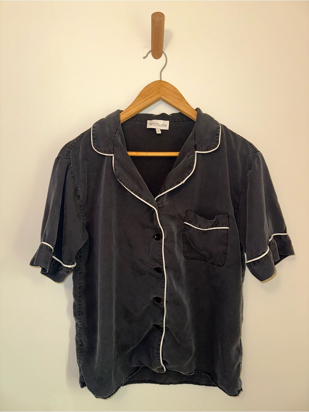 Ettitude 100% Bamboo Luxury Piped Buttery Soft Short Summer Pajamas - S/M - $30